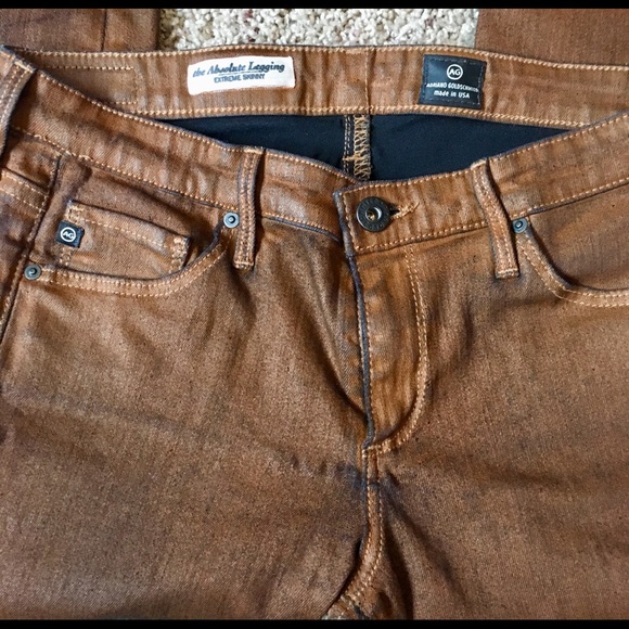 AG Adriano Goldschmied Bronze Extreme Skinny Jeans - Picture 2 of 8